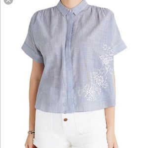Madewell Embroidered Hilltop Shirt